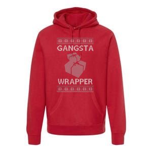 Gangsta Wrapper Ugly Christmas Sweater Premium Hoodie