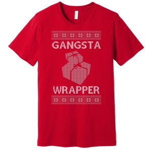 Gangsta Wrapper Ugly Christmas Sweater Premium T-Shirt