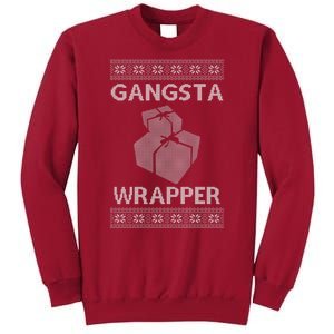 Gangsta Wrapper Ugly Christmas Sweater Tall Sweatshirt