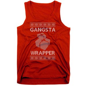 Gangsta Wrapper Ugly Christmas Sweater Tank Top