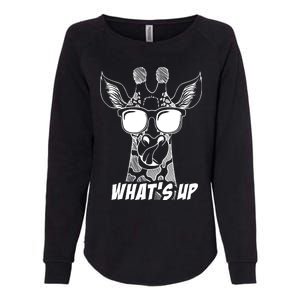 Giraffe WhatS Up Womens California Wash Sweatshirt