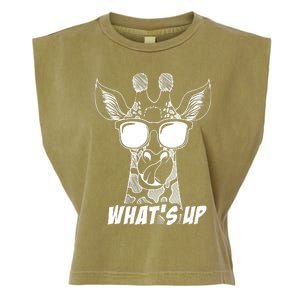 Giraffe WhatS Up Garment-Dyed Women's Muscle Tee