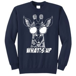 Giraffe WhatS Up Tall Sweatshirt