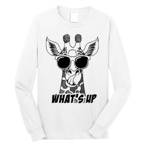 Giraffe WhatS Up Long Sleeve Shirt