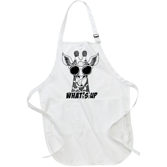 Giraffe WhatS Up Full-Length Apron With Pockets