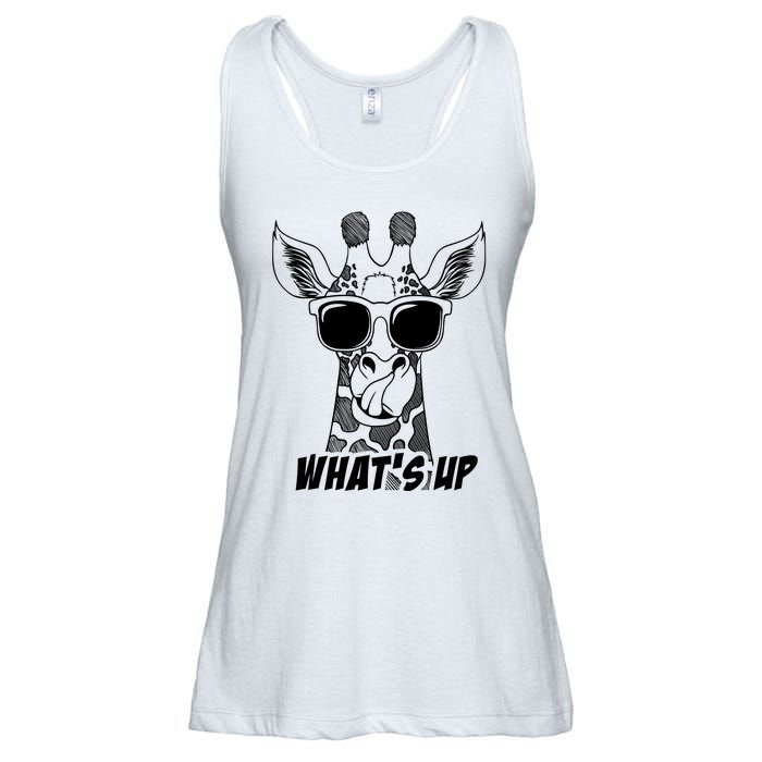 Giraffe WhatS Up Ladies Essential Flowy Tank