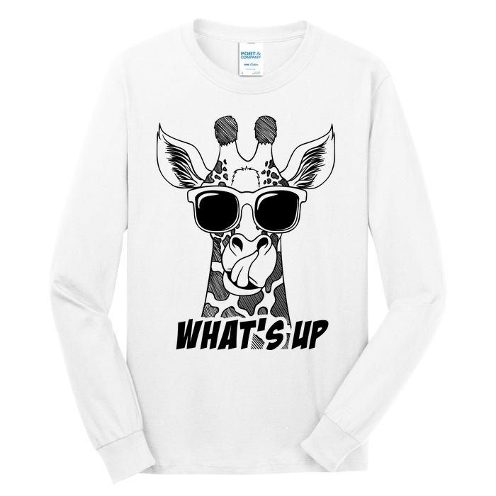 Giraffe WhatS Up Tall Long Sleeve T-Shirt