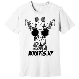 Giraffe WhatS Up Premium T-Shirt