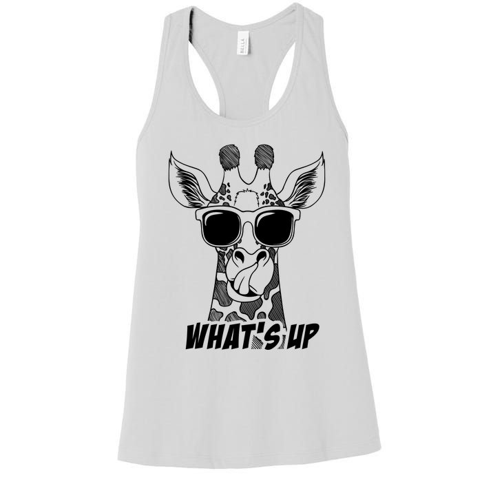 Giraffe WhatS Up Women's Racerback Tank