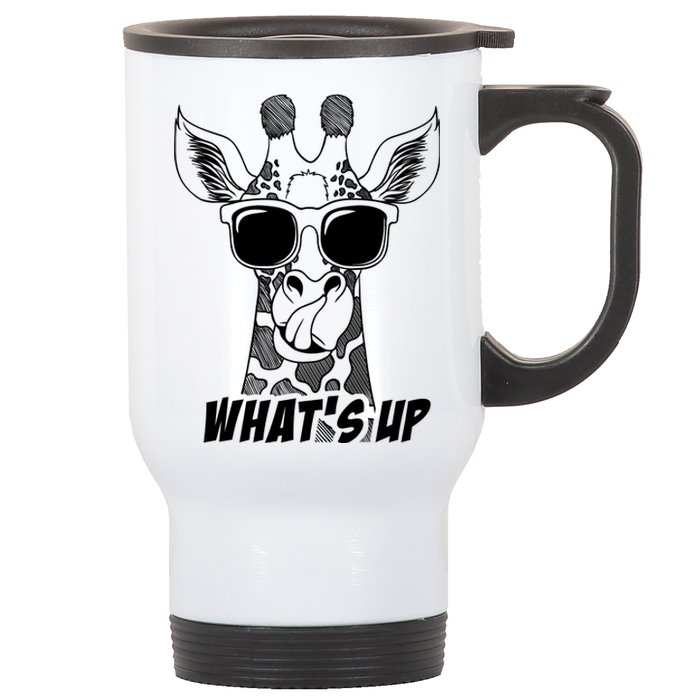 Giraffe WhatS Up Stainless Steel Travel Mug