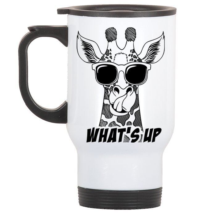 Giraffe WhatS Up Stainless Steel Travel Mug