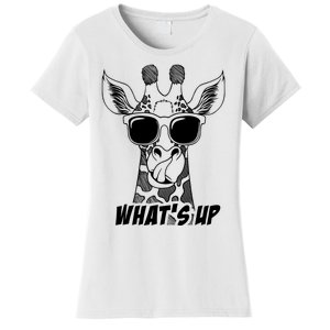 Giraffe WhatS Up Women's T-Shirt