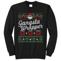 Gansta Wrapper Ugly Christmas Sweater Funny Santa Sweatshirt