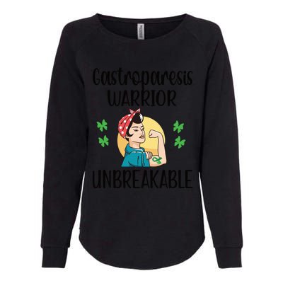 Gastroparesis Warrior Unbreakable Gastroparesis Great Gift Womens California Wash Sweatshirt