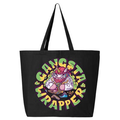 Gangsta Wrapper Unicorn Christmas 25L Jumbo Tote