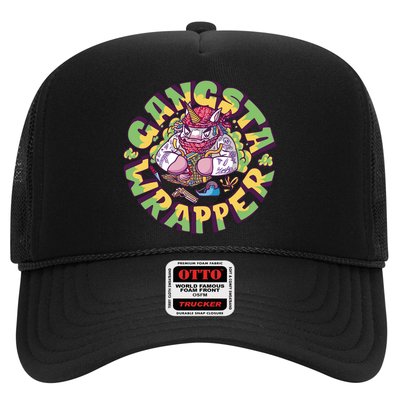 Gangsta Wrapper Unicorn Christmas Trucker Hat