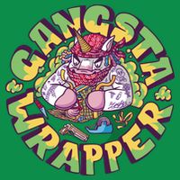 Gangsta Wrapper Unicorn Christmas Long Sleeve Shirt