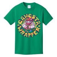 Gangsta Wrapper Unicorn Christmas Kids T-Shirt