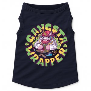 Gangsta Wrapper Unicorn Christmas Doggie Tank