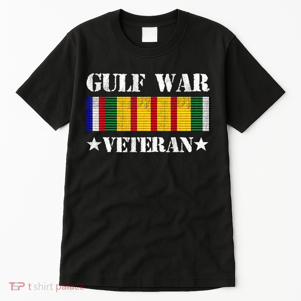 Gulf War Veteran Pride Persian Gulf Service Ribbon Tall T-Shirt