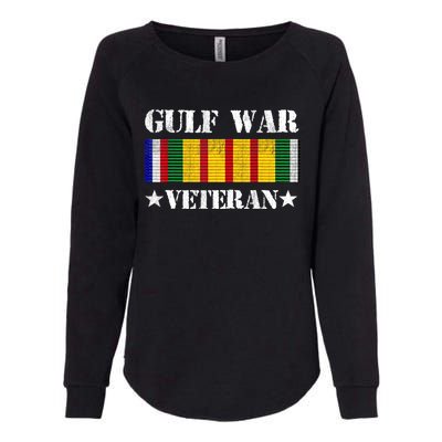 Gulf War Veteran Pride Persian Gulf Service Ribbon Womens California Wash Sweatshirt