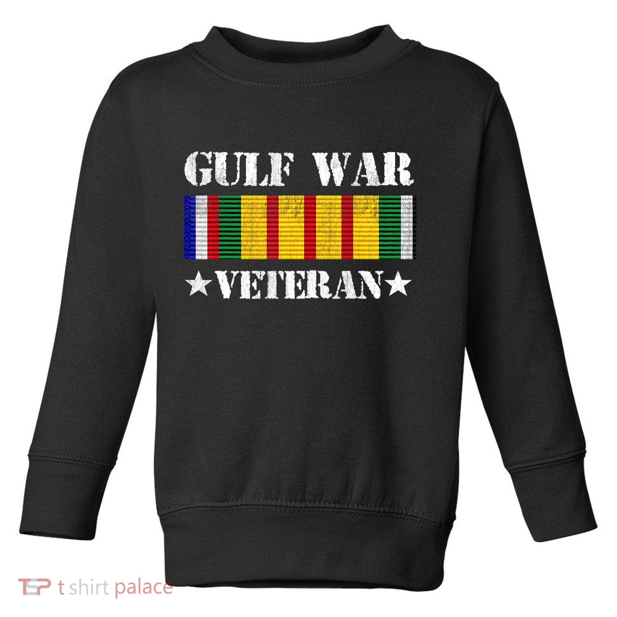 Gulf War Veteran Pride Persian Gulf Service Ribbon Toddler Sweatshirt
