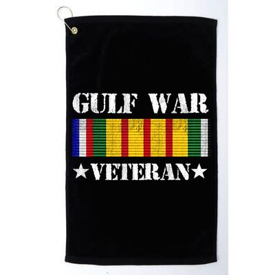 Gulf War Veteran Pride Persian Gulf Service Ribbon Golf Towel