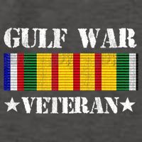 Gulf War Veteran Pride Persian Gulf Service Ribbon Vector Backpack