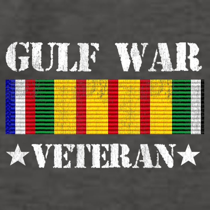 Gulf War Veteran Pride Persian Gulf Service Ribbon Vector Backpack