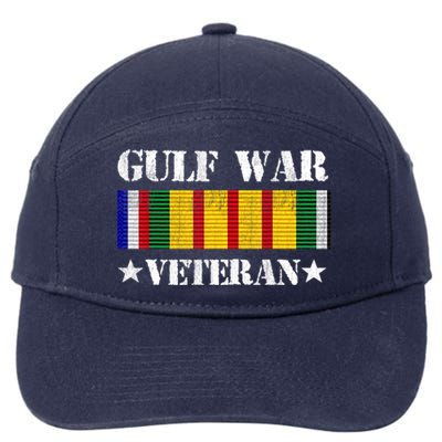 Gulf War Veteran Pride Persian Gulf Service Ribbon 7-Panel Snapback Hat