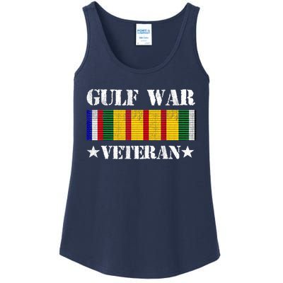 Gulf War Veteran Pride Persian Gulf Service Ribbon Ladies Essential Tank