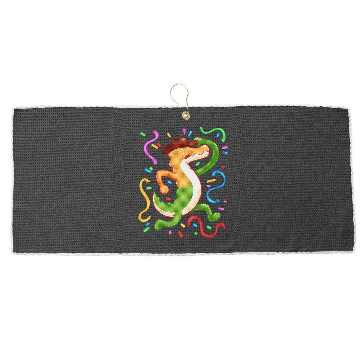 Gummigoo Wait What Digital Circus Fan Art Large Microfiber Waffle Golf Towel