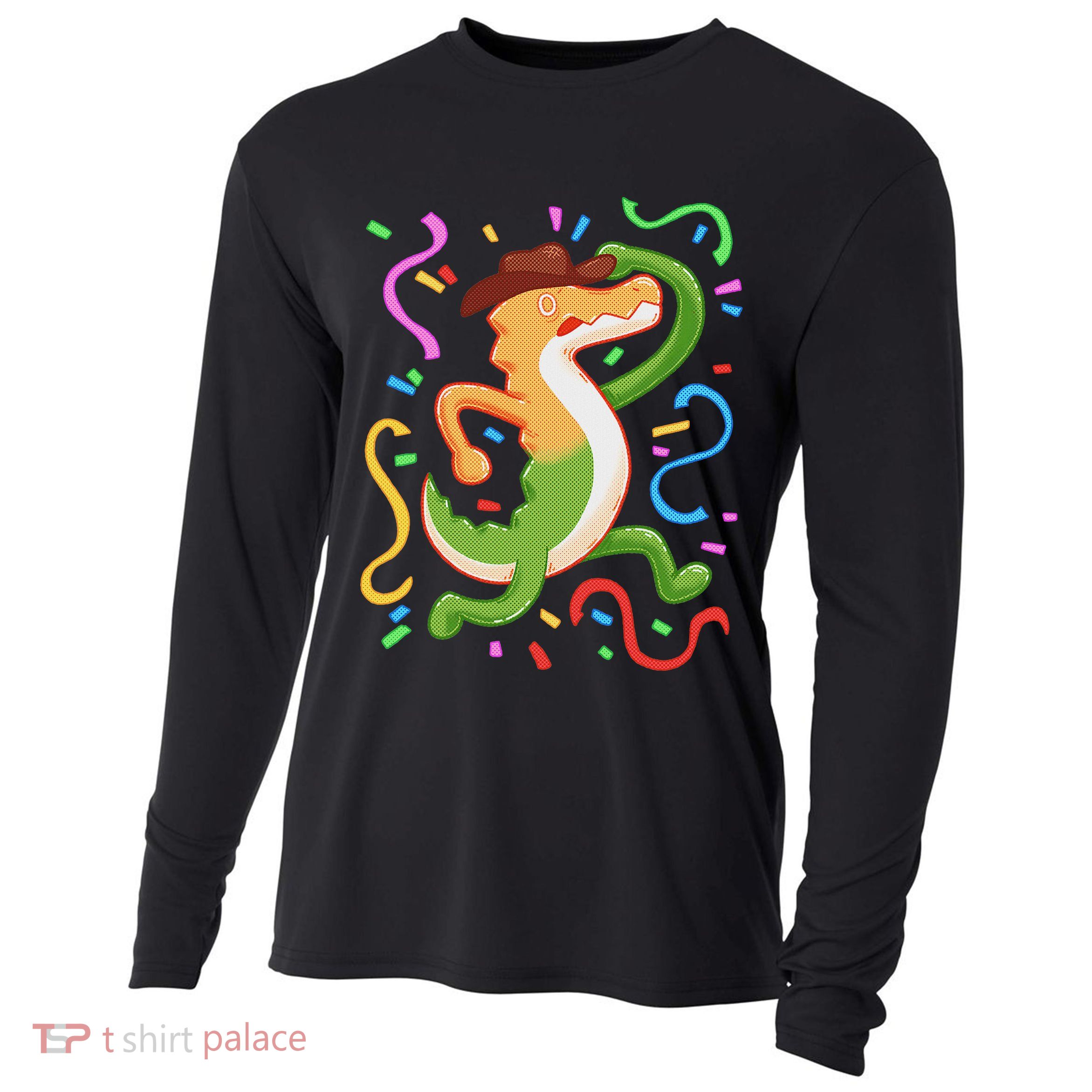 Gummigoo Wait What Digital Circus Fan Art Cooling Performance Long Sleeve Crew