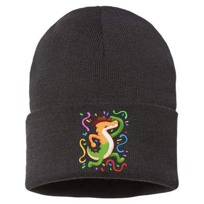 Gummigoo Wait What Digital Circus Fan Art Sustainable Knit Beanie
