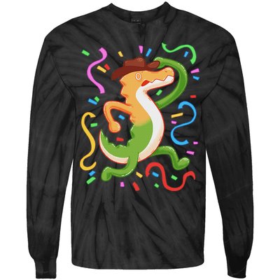 Gummigoo Wait What Digital Circus Fan Art Tie-Dye Long Sleeve Shirt