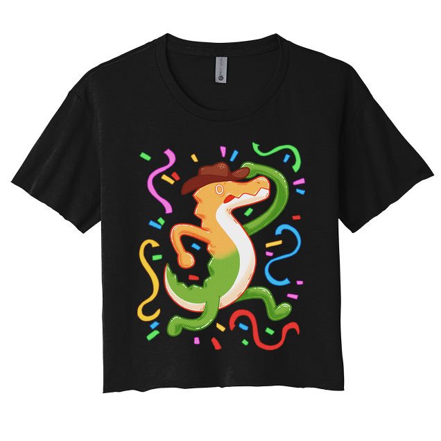 Gummigoo Wait What Digital Circus Fan Art Crop Top
