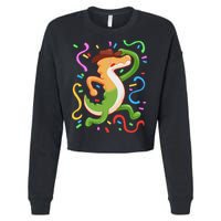 Gummigoo Wait What Digital Circus Fan Art Cropped Pullover Crew