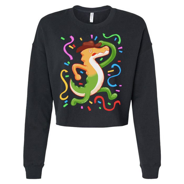 Gummigoo Wait What Digital Circus Fan Art Cropped Pullover Crew