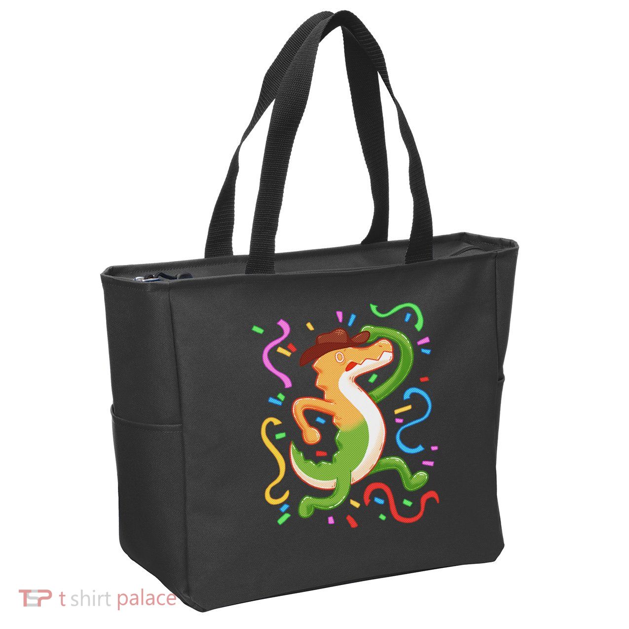 Gummigoo Wait What Digital Circus Fan Art Zip Tote Bag