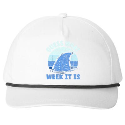 Guess What Week It Is Funny Shark Gifts Snapback Five-Panel Rope Hat