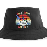 Guess What Week It Is Funny Shark Joke Sustainable Bucket Hat