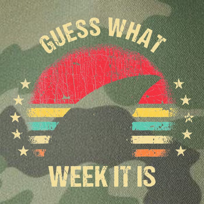 Guess What Week It Is Funny Shark Gift Legacy Tie Dye Trucker Hat