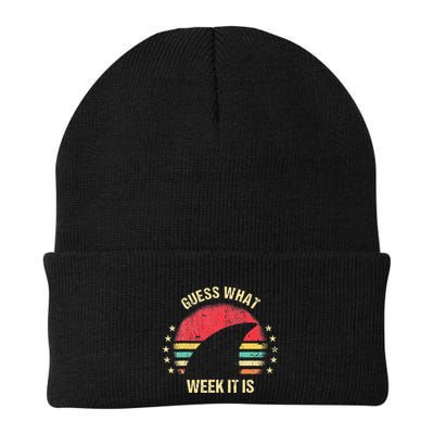 Guess What Week It Is Funny Shark Gift Beanie