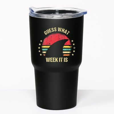 Guess What Week It Is Funny Shark Gift Tumbler