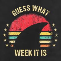 Guess What Week It Is Funny Shark Gift Microfiber Hand Towel