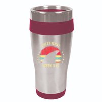 Guess What Week It Is Funny Shark Gift 16oz Travel Tumbler