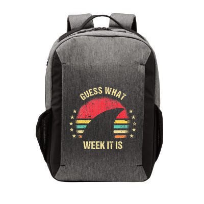 Guess What Week It Is Funny Shark Gift Vector Backpack