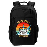 Guess What Week It Is Funny Shark Gift Backpack