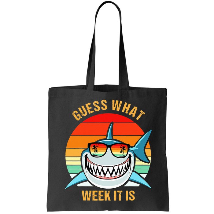 Guess What Week It Is Funny Shark Gift Bag