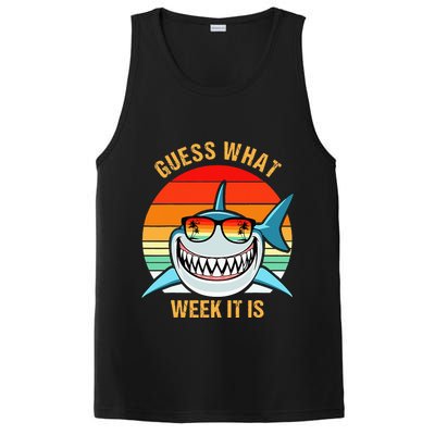 Guess What Week It Is Funny Shark Gift PosiCharge Competitor Tank